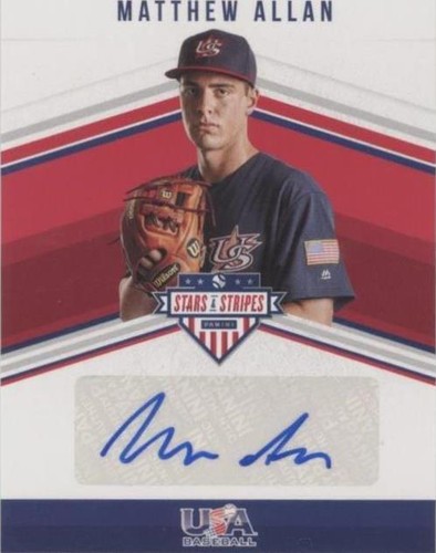 2018 Panini USA Baseball Stars & Stripes - Matthew Allan #SS-MA