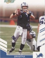 2007 Score Jon Kitna #45