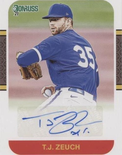 2021 Panini Donruss - T.J. Zeuch #87S-TJ
