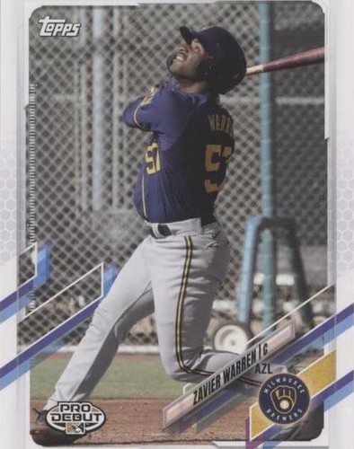 2021 Topps Pro Debut - Zavier Warren #PD-55