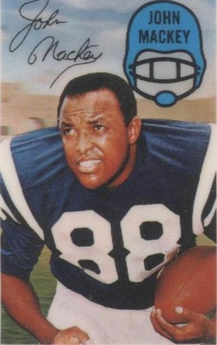 1970 Kellogg's 3-D Super Stars John Mackey #34