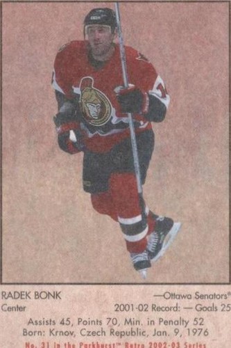 2002-03 In the Game Parkhurst Retro - Radek Bonk #31