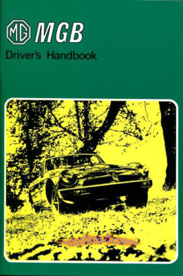 MGB 1976 1978 1977 OWNER'S MANUAL OWNERS DRIVERS OWNER GUIDE