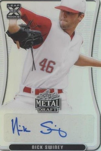 2020 Leaf Metal Draft - Nick Swiney #BA-NS1
