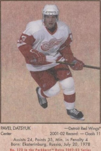 2002-03 In the Game Parkhurst Retro - Pavel Datsyuk #173