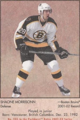 2002-03 In the Game Parkhurst Retro - Shaone Morrisonn #235