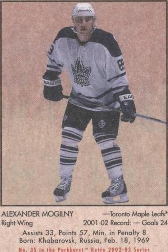 2002-03 In the Game Parkhurst Retro - Alexander Mogilny #35