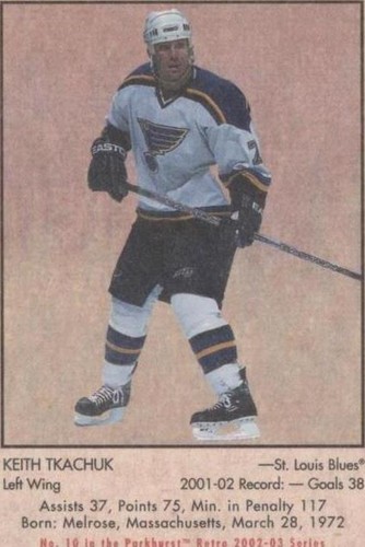 2002-03 In the Game Parkhurst Retro - Keith Tkachuk #10