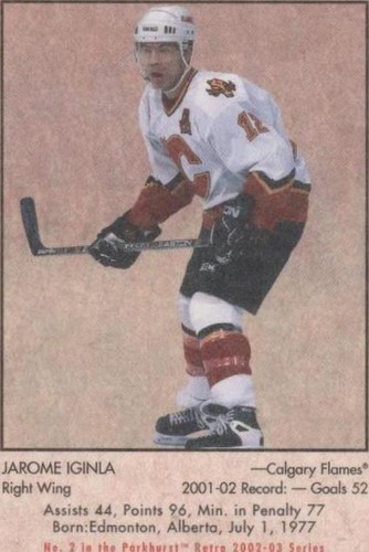 2002-03 In the Game Parkhurst Retro - Jarome Iginla #2