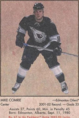 2002-03 In the Game Parkhurst Retro - Mike Comrie #67