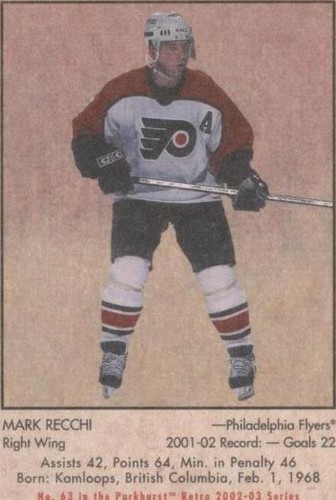 2002-03 In the Game Parkhurst Retro - Mark Recchi #63