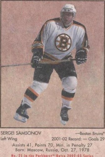 2002-03 In the Game Parkhurst Retro - Sergei Samsonov #21