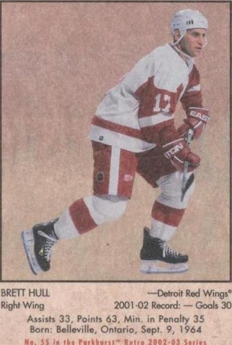 2002-03 In the Game Parkhurst Retro - Brett Hull #55