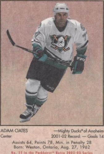 2002-03 In the Game Parkhurst Retro - Adam Oates #11