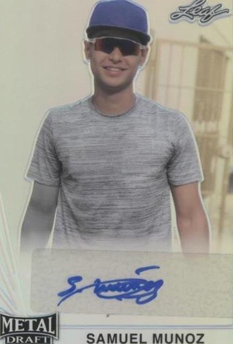 2021 Leaf Metal Draft - Samuel Munoz #LA-SM1