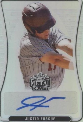 2020 Leaf Metal Draft - Justin Foscue #BAP-JF1