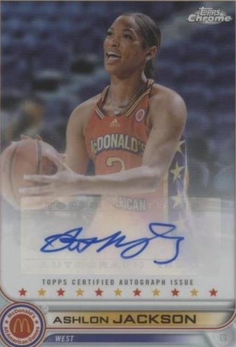 2022 Topps Chrome McDonald's All American - Ashlon Jackson #CA-AJ