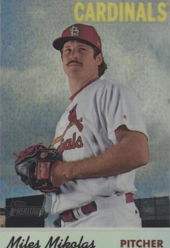 2019 Topps Heritage - Miles Mikolas #THC-435