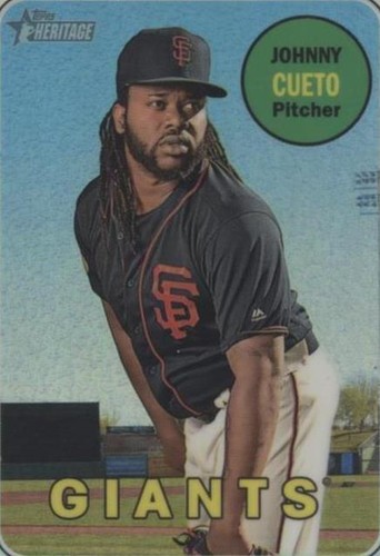 2018 Topps Heritage - Johnny Cueto #THC-64