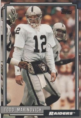 1992 Topps Todd Marinovich #598