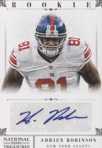 2012 Panini National Treasures Adrien Robinson #201
