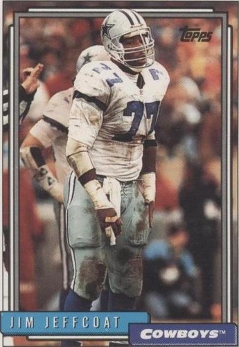 1992 Topps Jim Jeffcoat #617