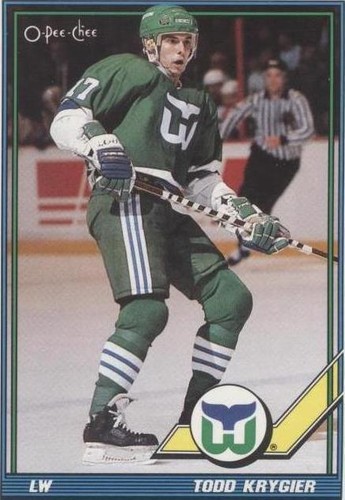 1991-92 O-Pee-Chee - Todd Krygier #449