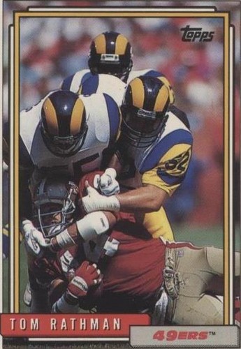 1992 Topps Tom Rathman #413