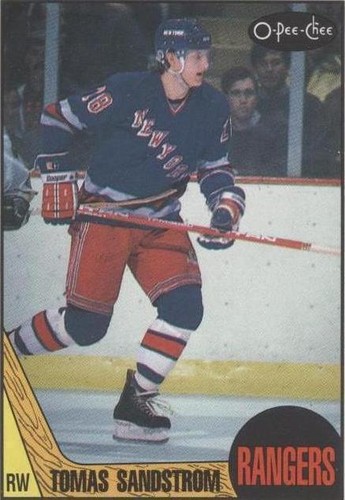 1987-88 O-Pee-Chee - Tomas Sandstrom #28