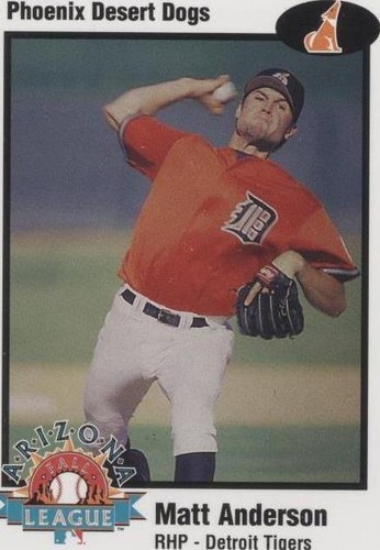 1998 Arizona Fall League Prospects Baseball Trading Cards