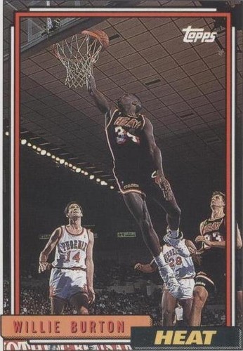 1992-93 Topps Basketball 62 Willie Burton BXCP16 | eBay
