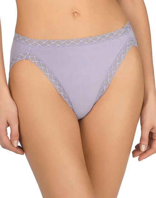 NATORI Cosmic Sky Purple Bliss Трусики с высоким вырезом и высокой талией французского кроя XS 0/2