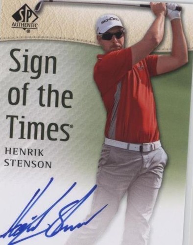 2014 SP Authentic - Henrik Stenson #SOTT-HS