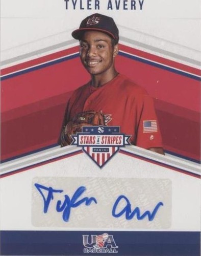 2018 Panini USA Baseball Stars & Stripes - Tyler Avery #14NT-TA