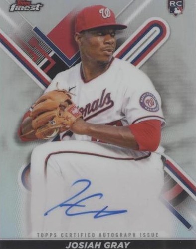 2022 Topps Finest - Josiah Gray #FA-JG