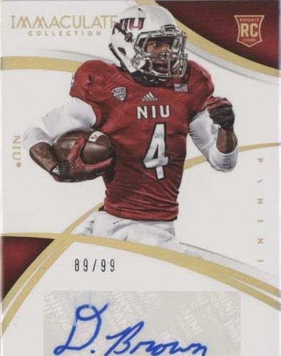 2015 Panini Immaculate Collection Collegiate Da'ron Brown #229