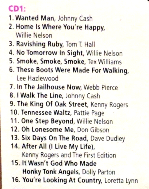 Country Music All The Way 5 CDS NEW Loretta Lynn,Willi Nelson,60 SONGS,ORIGINAL 