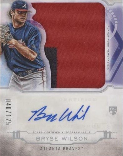 2019 Topps Inception - Bryse Wilson #IAJ-BW