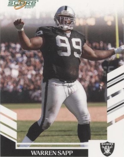 2007 Score Warren Sapp #275