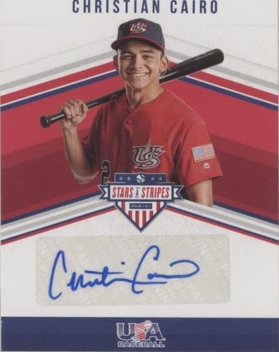 2018 Panini USA Baseball Stars & Stripes - Christian Cairo #SS-CC