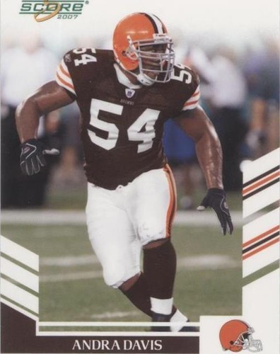 2007 Score Andra Davis #202