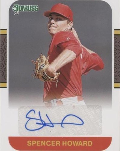 2021 Panini Donruss - Spencer Howard #87S-SH