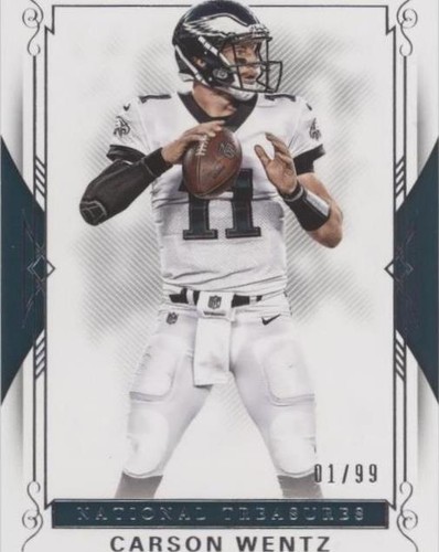 2017 Panini National Treasures Carson Wentz #23