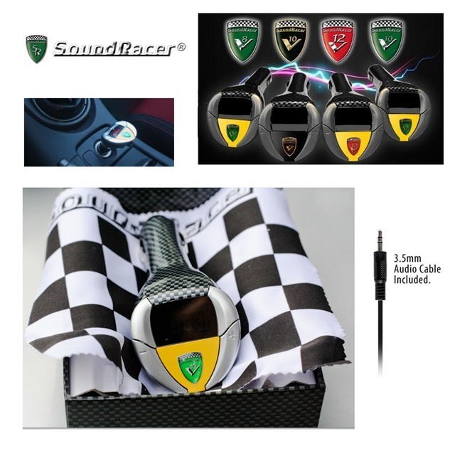 SoundRacer Sports Engine Sound Effect Car Gadget MP3 FM Transmitter + Gift Boxed  eBay
