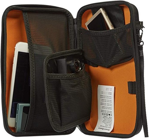 AmazonBasics Universal Travel Case for Small Electronics and Accessories, Black