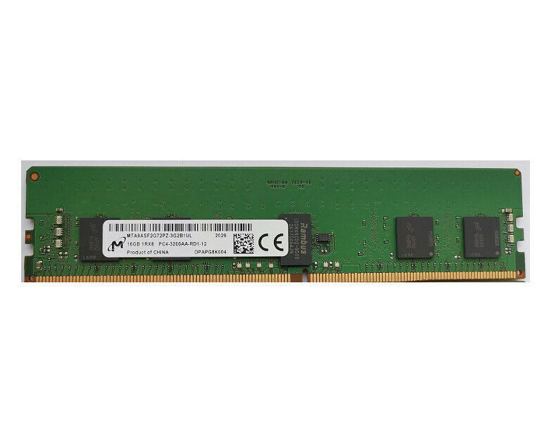 Micron 16GB 3200MHz DDR4 RAM Sever Memory PC4-25600 (DDR4-3200