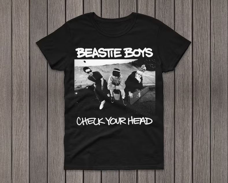 Beastie Boys Check Your Head Unisex T-shirt Full Size S to Beastie Boys Check Your Head Unisex T-shirt Full Size S to