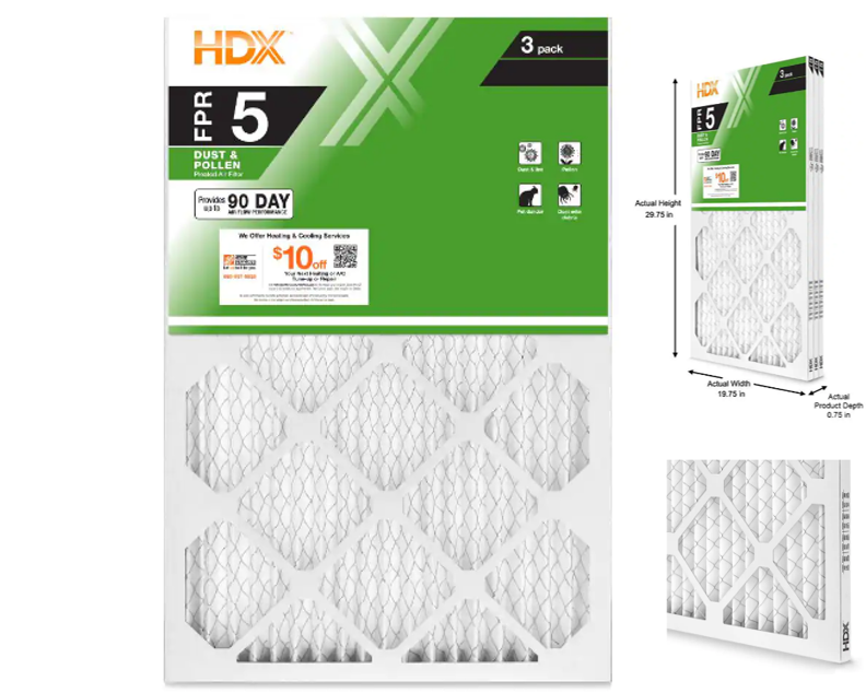 Fpr 5, 3-pack, Air Filters Replacement
