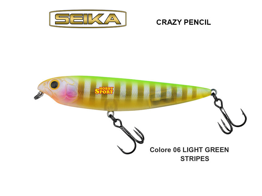 WTD SEIKA CRAZY PENCIL 60 COL 06 LG FLOATING 4 GR WALKING THE DOG - SPINNING
