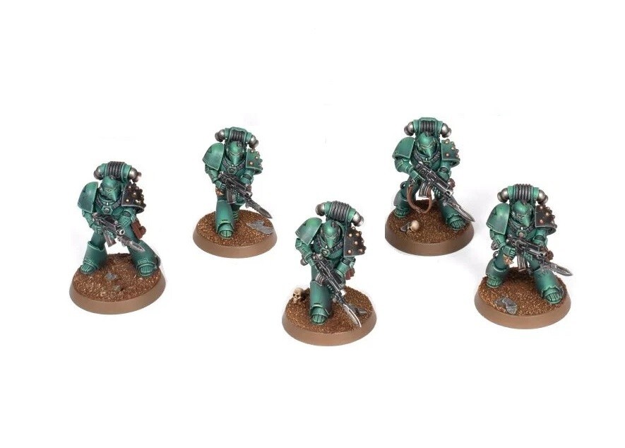 5x Space Marine MkVI Tactical Squad - Horus Heresy